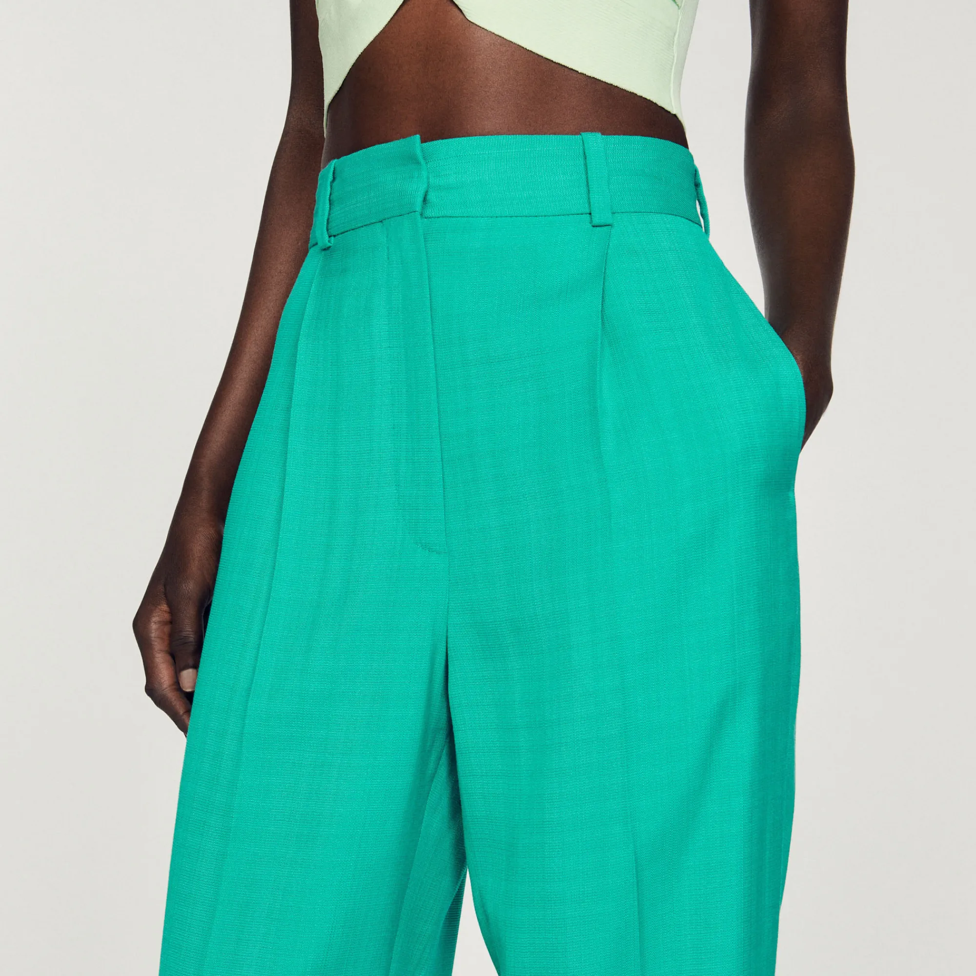 Pantaloni Dritti>Sandro Paris Cheap