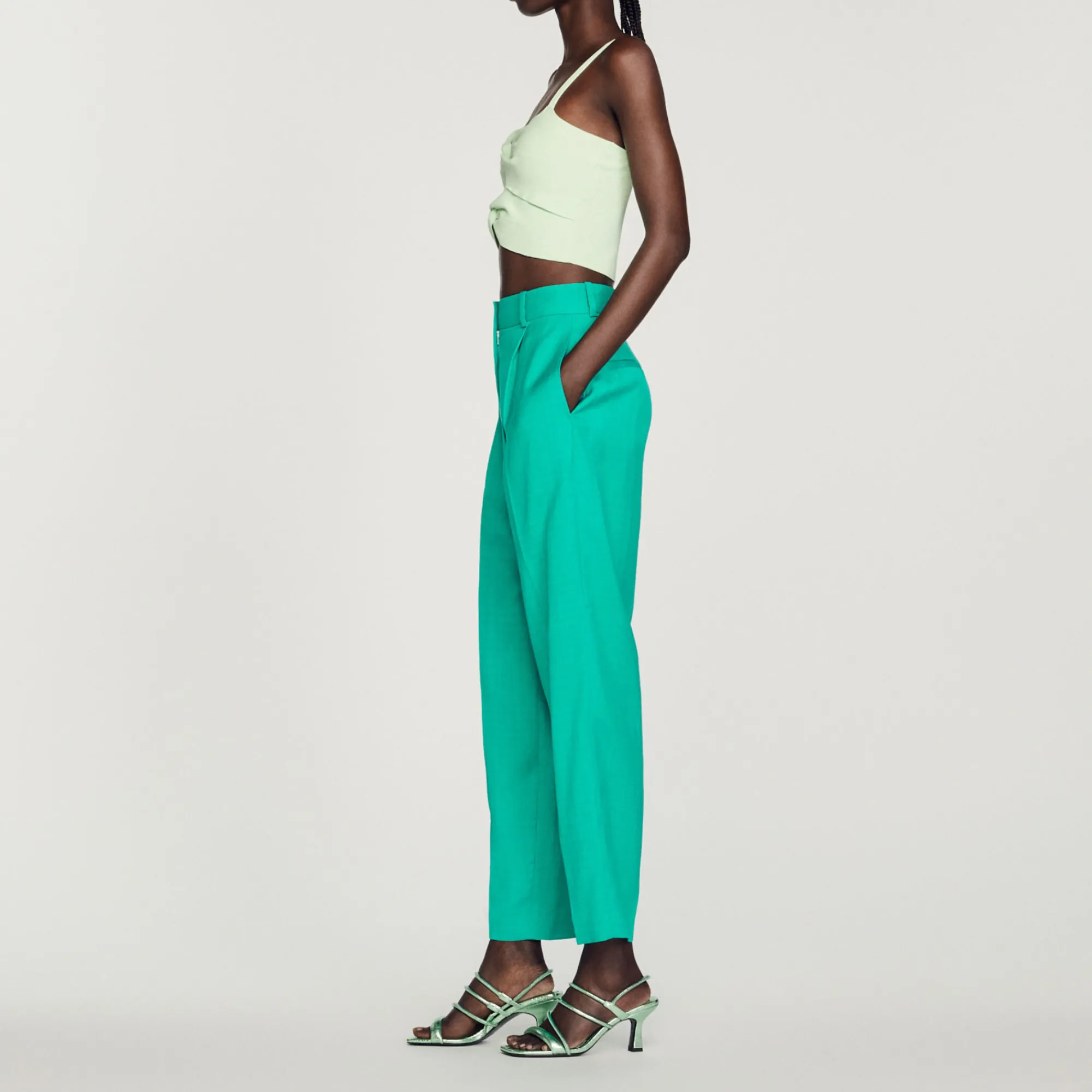 Pantaloni Dritti>Sandro Paris Cheap