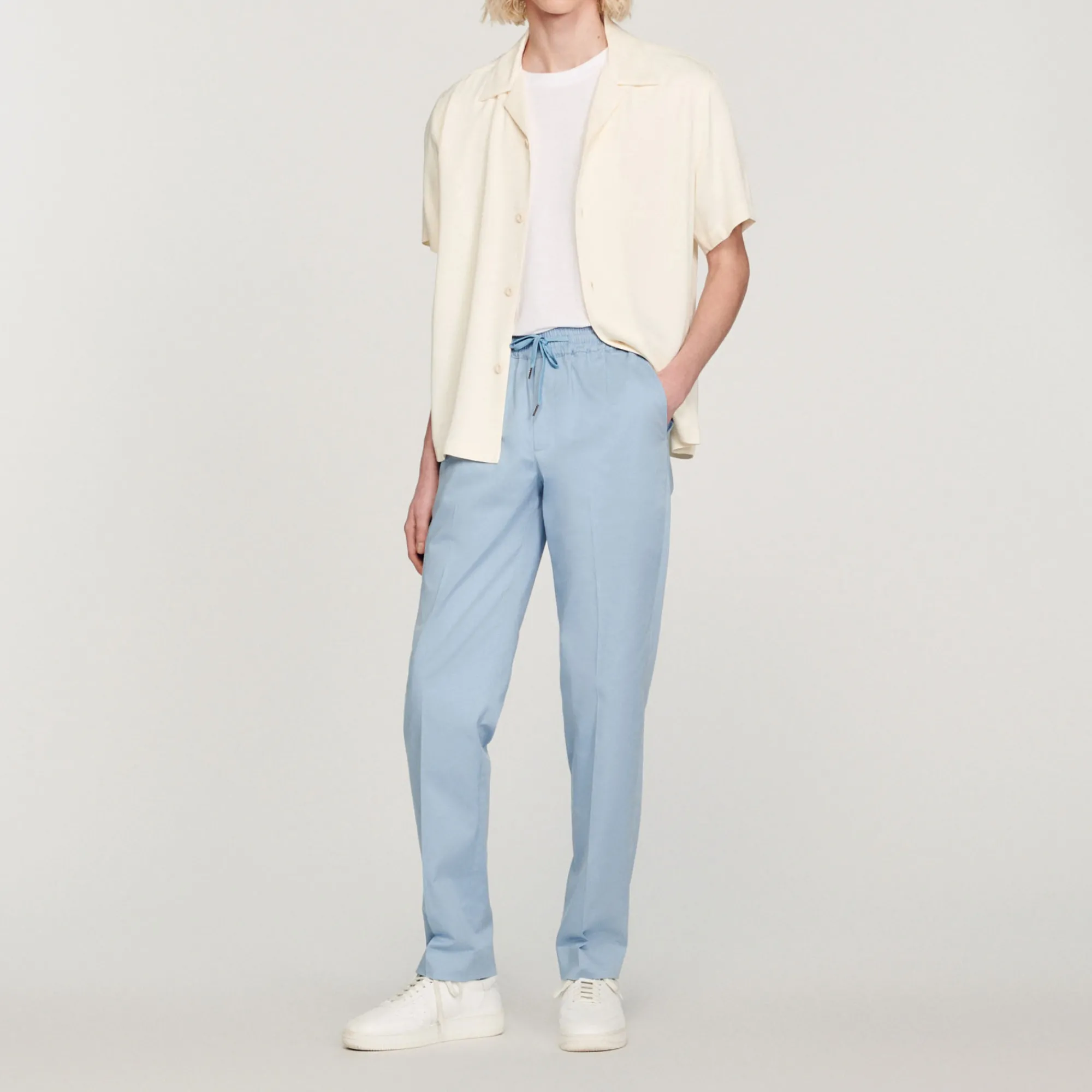 Pantaloni Dritti Elasticizzati>Sandro Paris Best