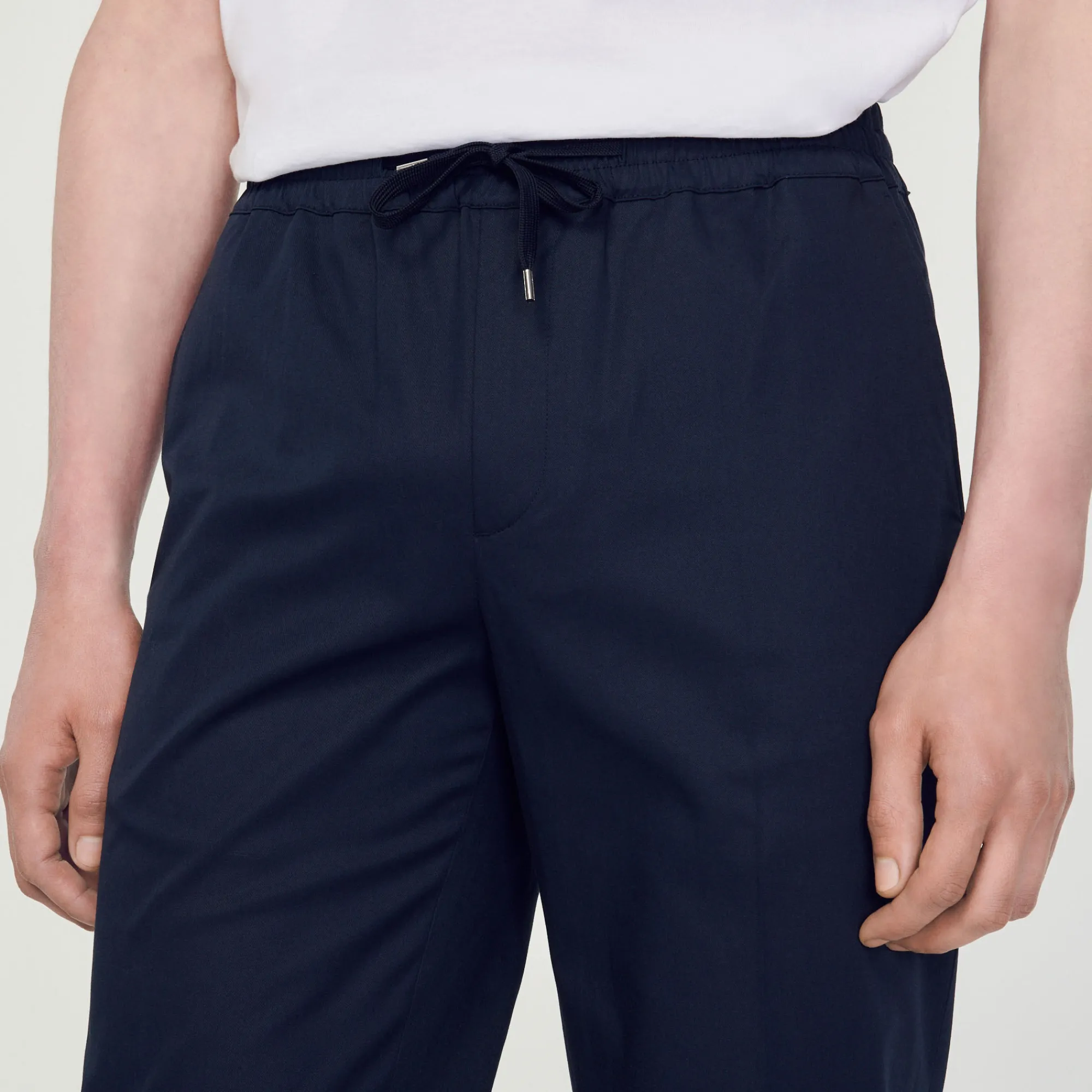 Pantaloni Dritti Elasticizzati>Sandro Paris Best Sale