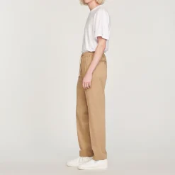 Pantaloni Dritti Elasticizzati><noscript><img width=