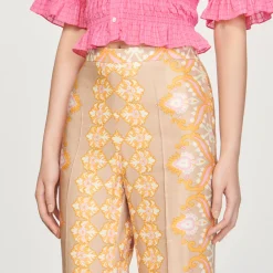 Pantaloni Fluidi Stampati><noscript><img width=