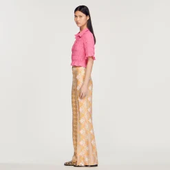 Pantaloni Fluidi Stampati><noscript><img width=