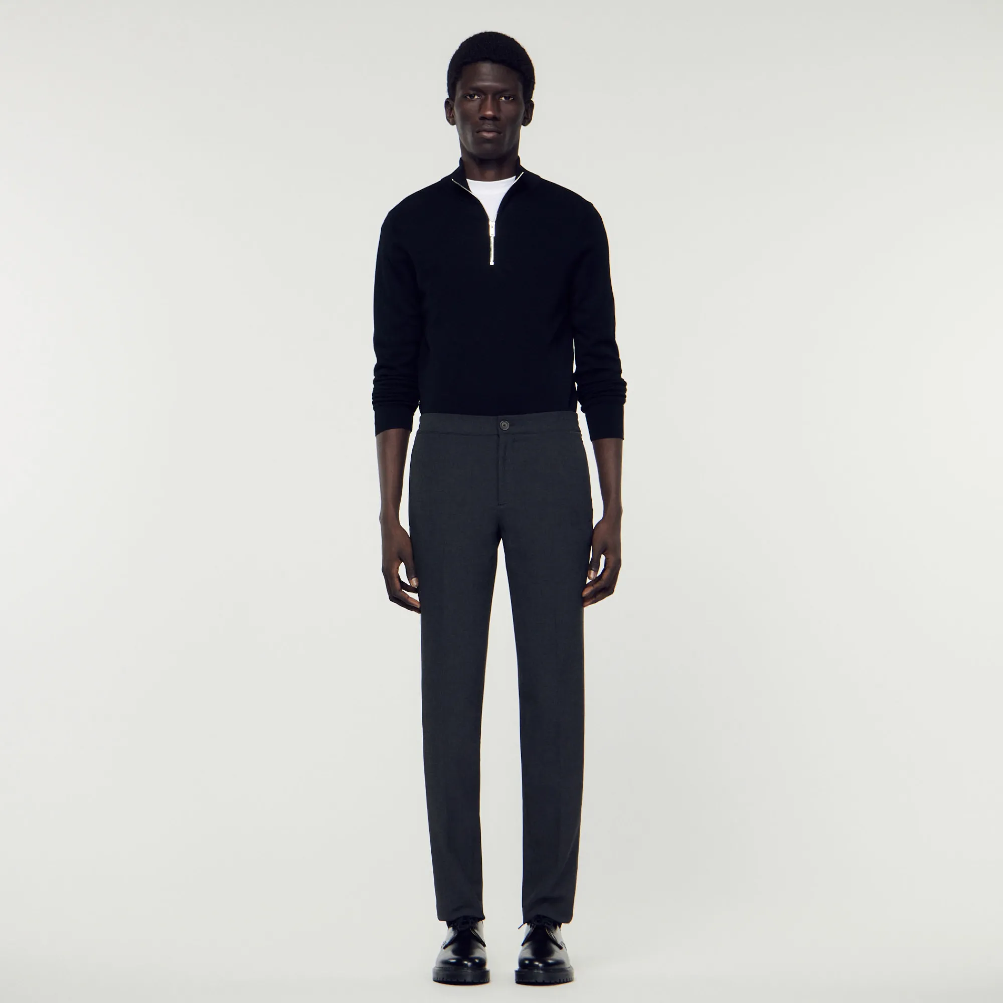 Pantaloni In Jersey>Sandro Paris Store