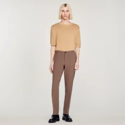 Pantaloni In Jersey>Sandro Paris Cheap