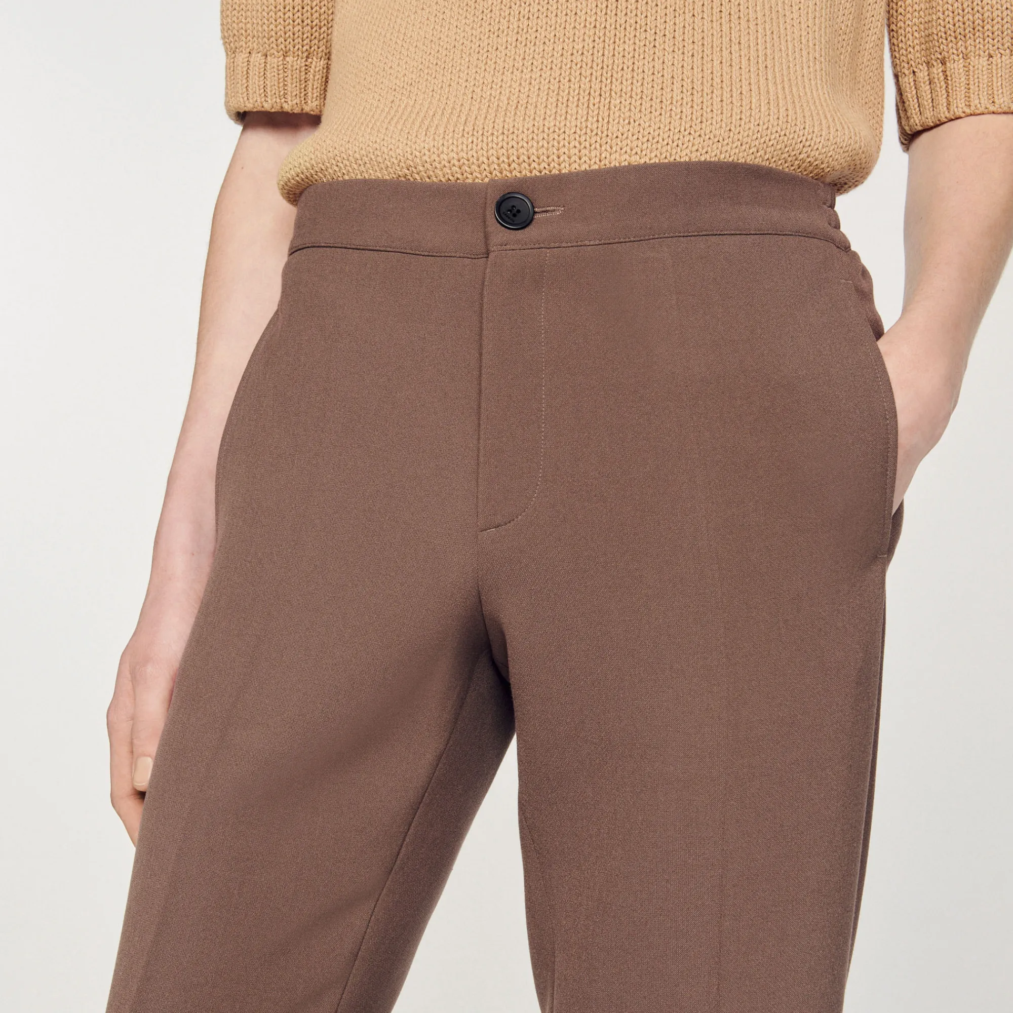 Pantaloni In Jersey>Sandro Paris Cheap