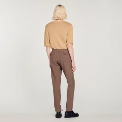 Pantaloni In Jersey><noscript><img width=