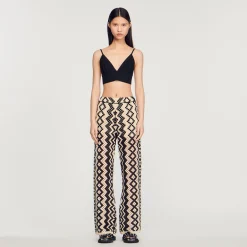 Pantaloni In Maglia>Sandro Paris Outlet