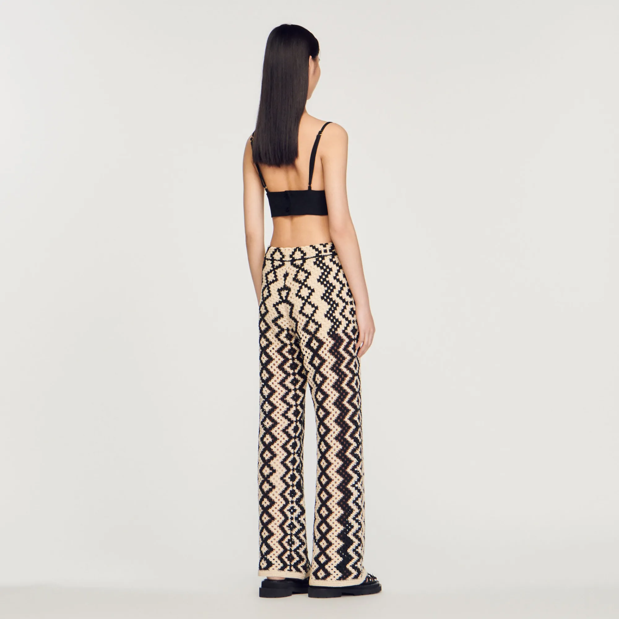Pantaloni In Maglia>Sandro Paris Outlet