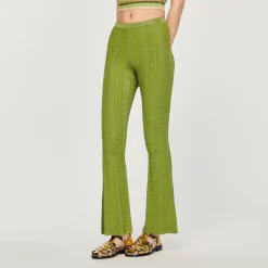 Pantaloni In Maglia Metallizzata><noscript><img width=