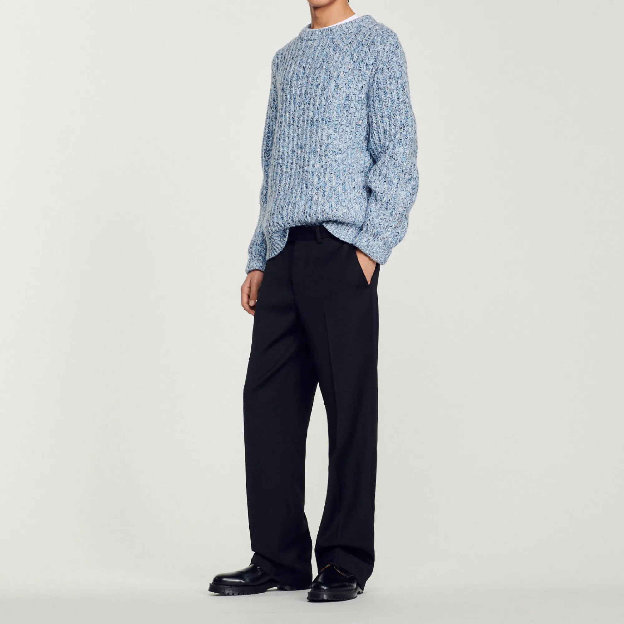 Pantaloni In Misto Lana>Sandro Paris Shop