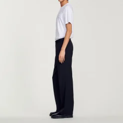 Pantaloni In Misto Lana><noscript><img width=