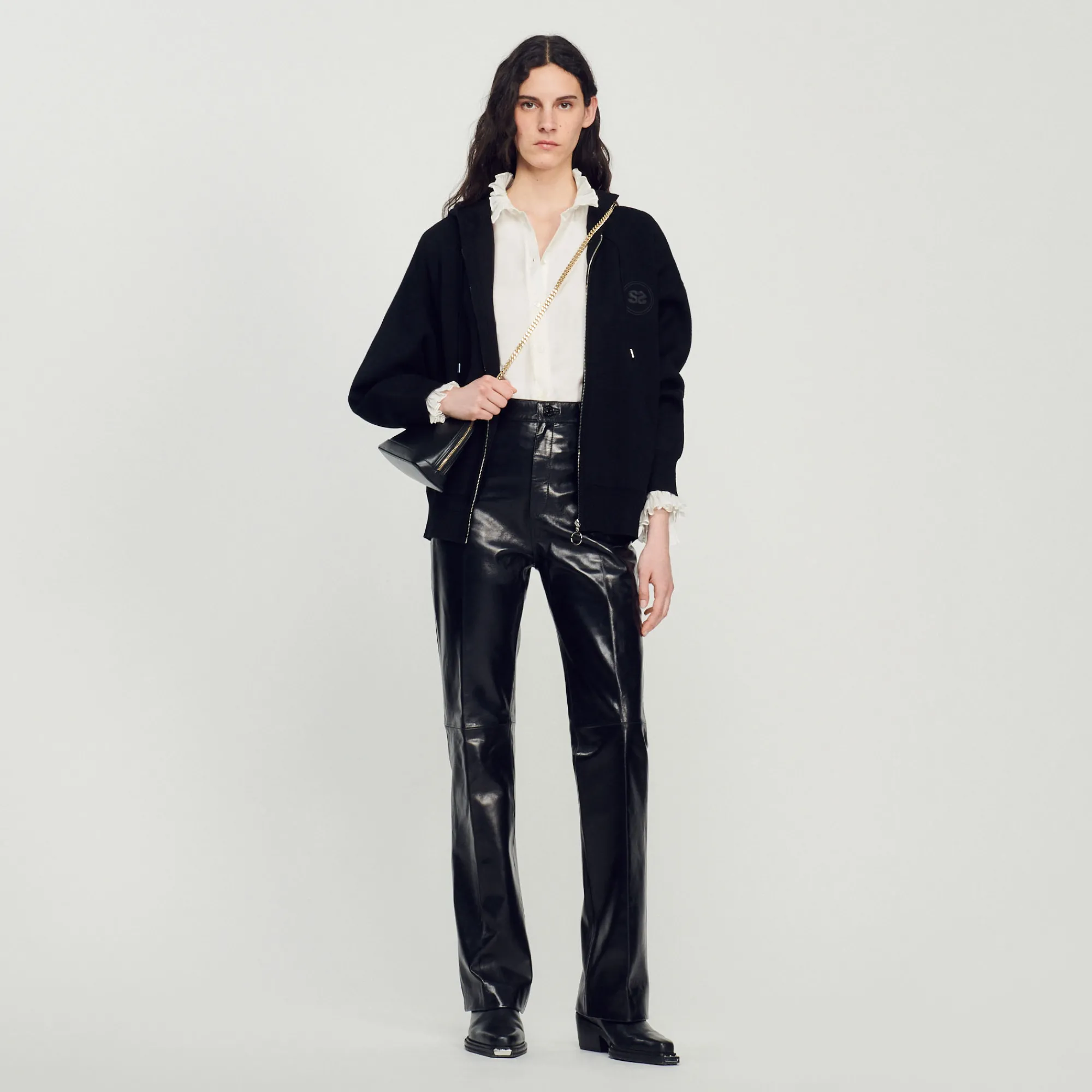 Pantaloni In Pelle>Sandro Paris New
