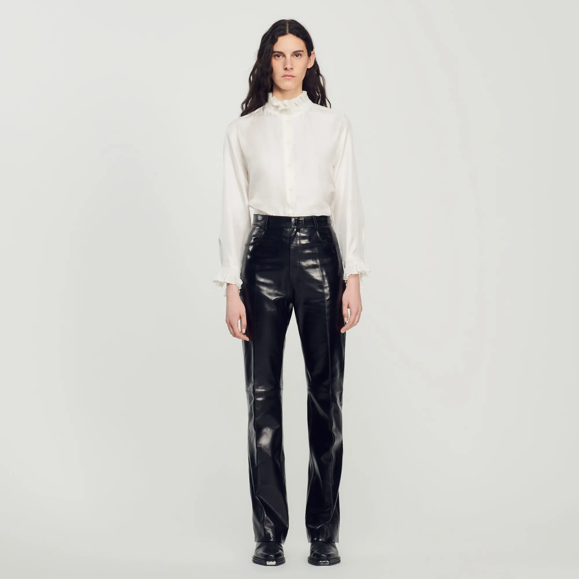 Pantaloni In Pelle>Sandro Paris New