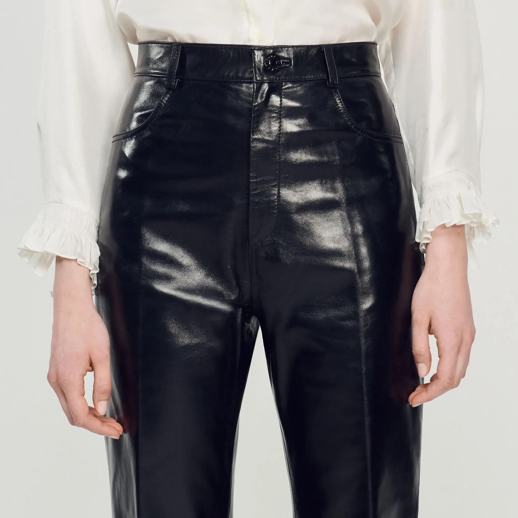 Pantaloni In Pelle>Sandro Paris New