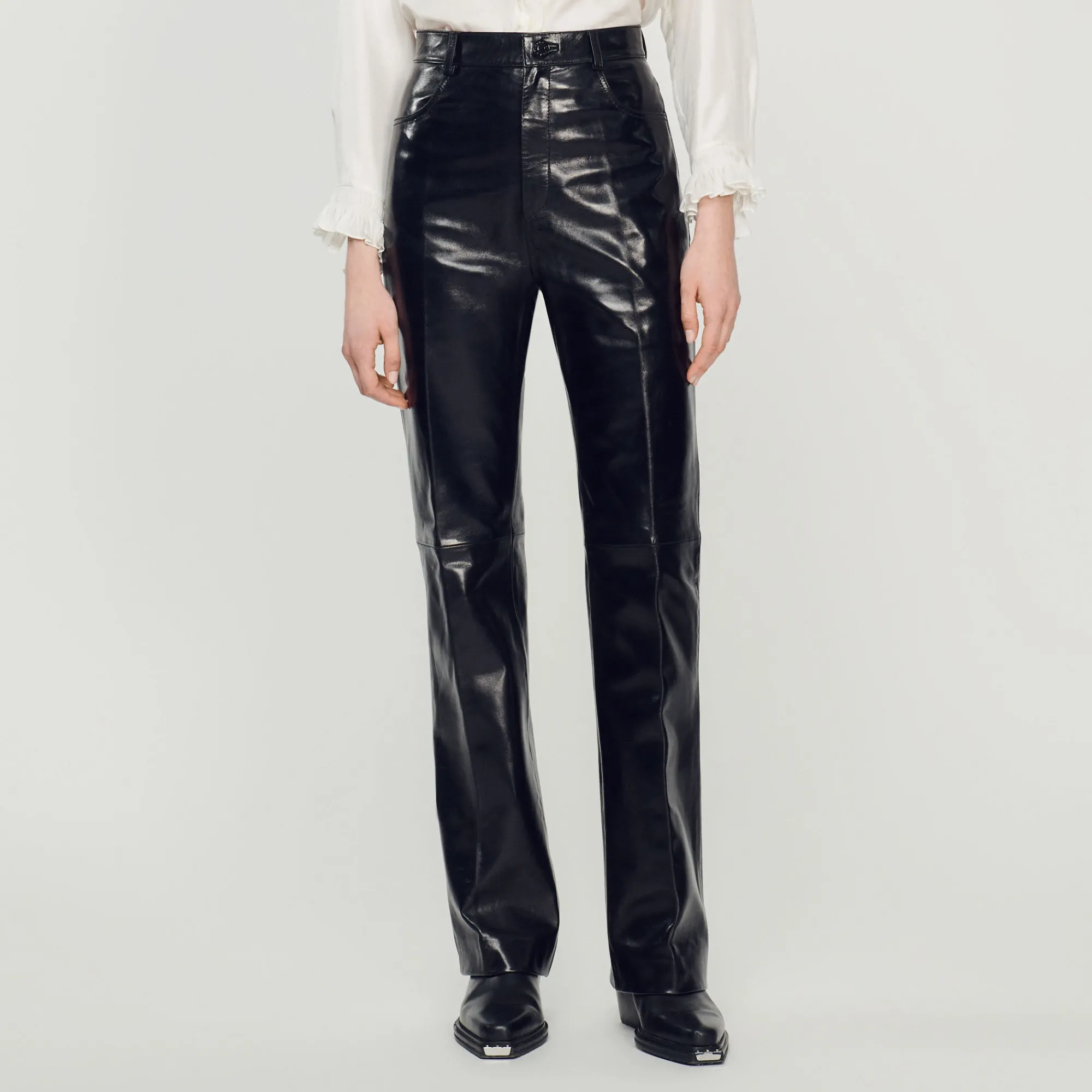 Pantaloni In Pelle>Sandro Paris New