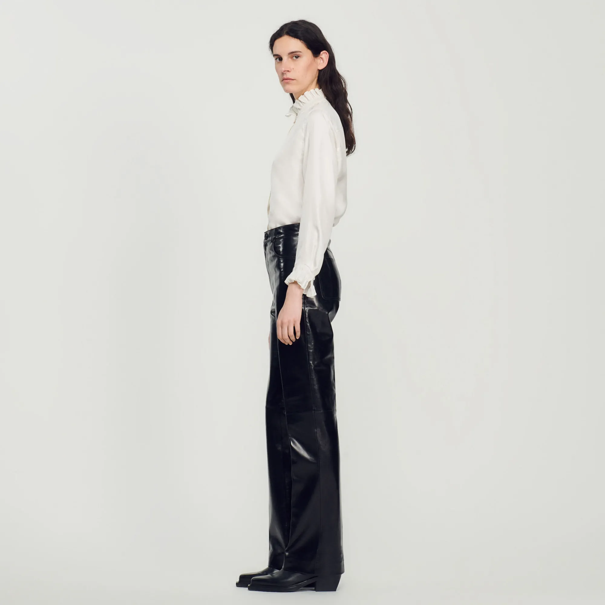 Pantaloni In Pelle>Sandro Paris New