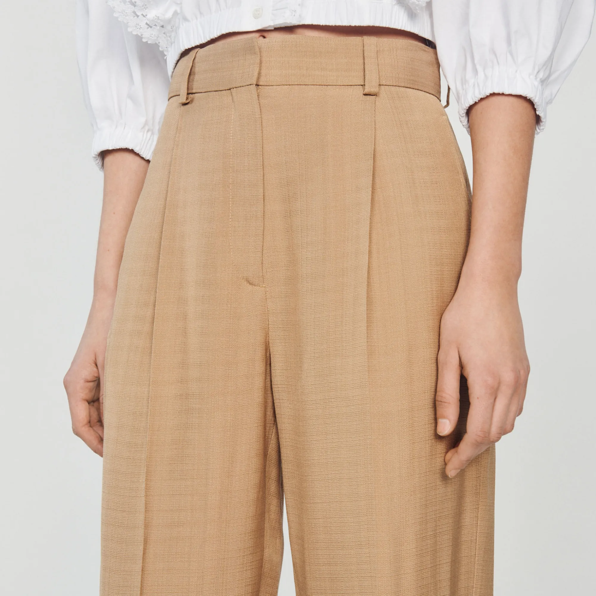 Pantaloni Larghi>Sandro Paris Hot