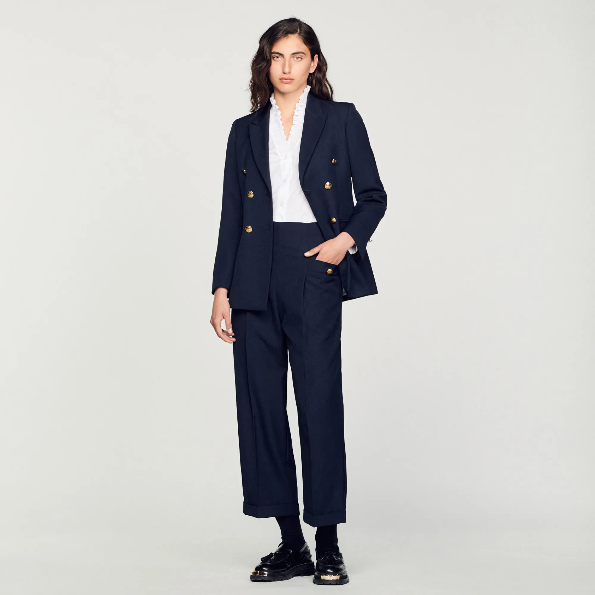 Pantaloni Larghi>Sandro Paris Clearance