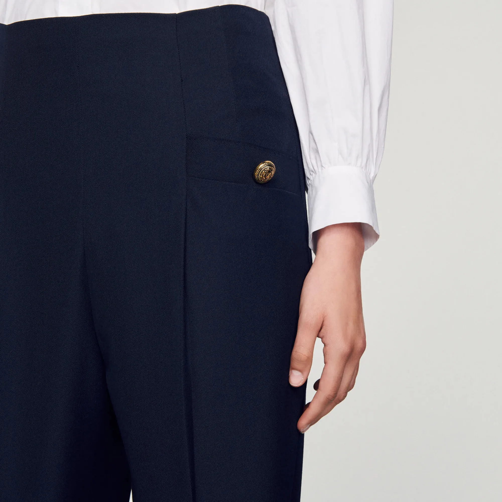 Pantaloni Larghi>Sandro Paris Clearance
