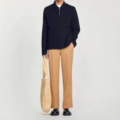 Polo Con Zip>Sandro Paris Best Sale