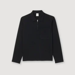 Polo Con Zip><noscript><img width=