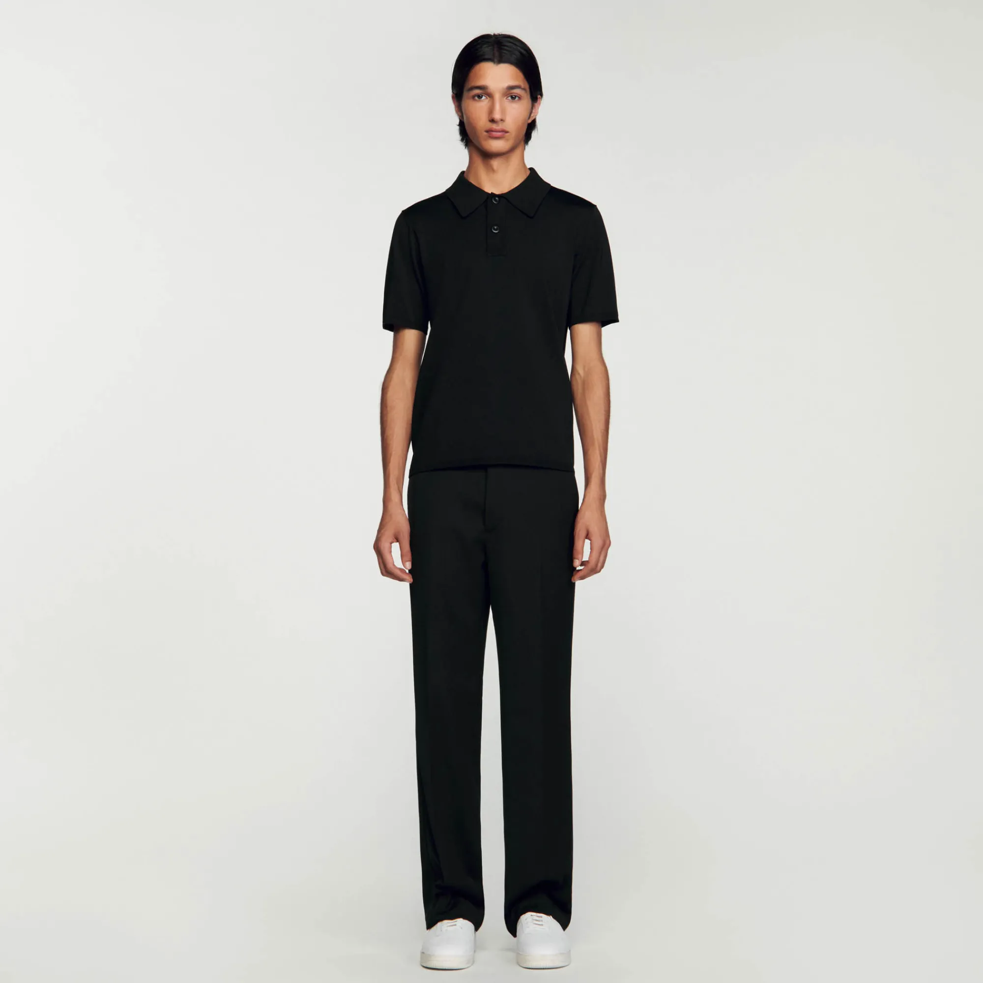 Polo In Maglia A Maniche Corte>Sandro Paris Shop