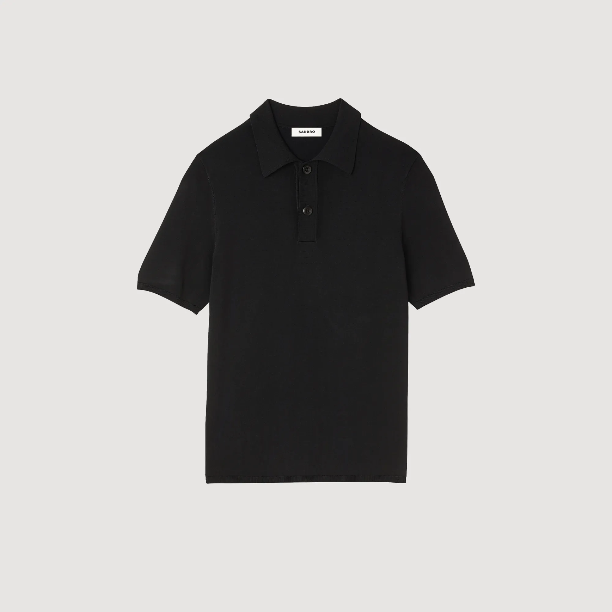 Polo In Maglia A Maniche Corte>Sandro Paris Shop