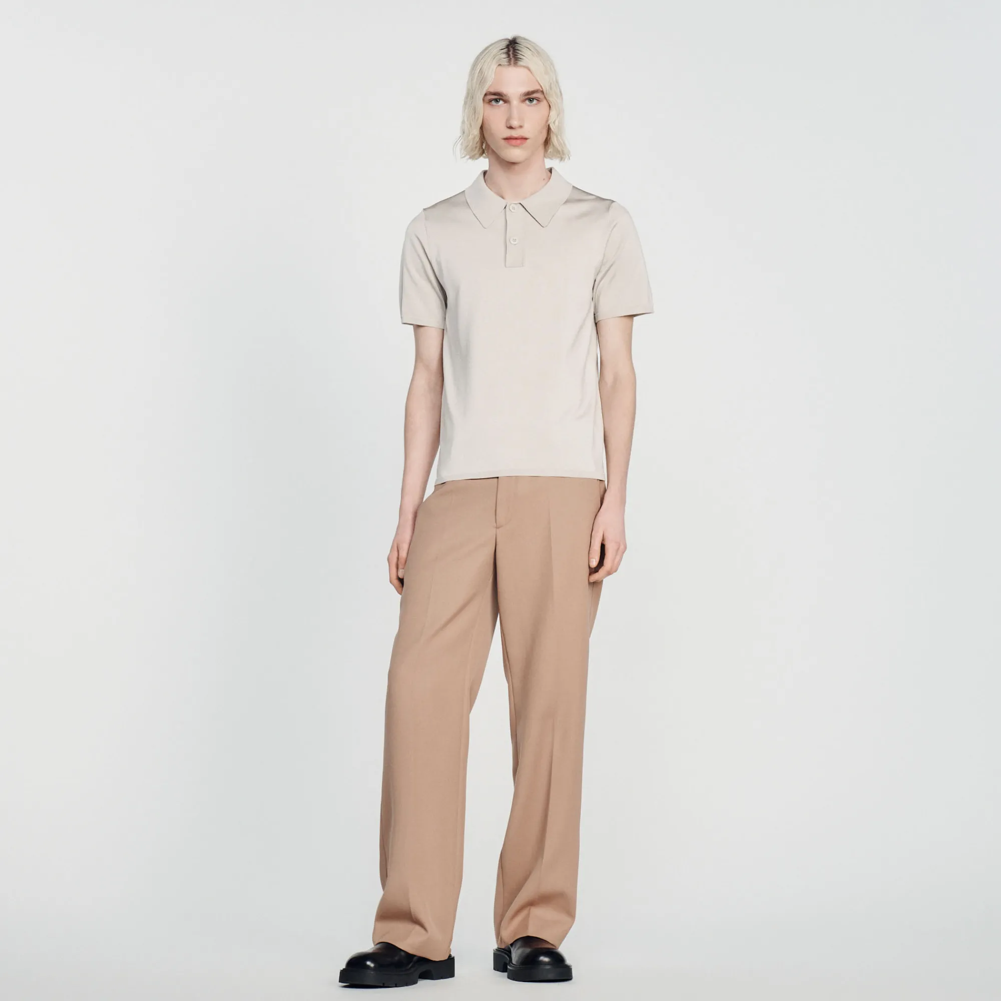 Polo In Maglia A Maniche Corte>Sandro Paris Discount
