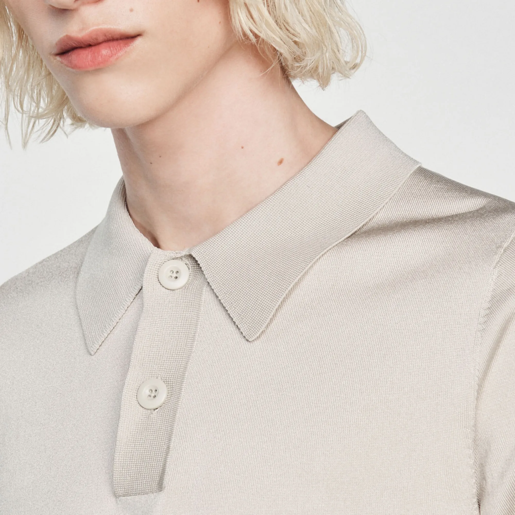 Polo In Maglia A Maniche Corte>Sandro Paris Discount