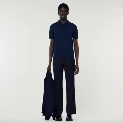 Polo In Maglia A Maniche Corte>Sandro Paris Discount