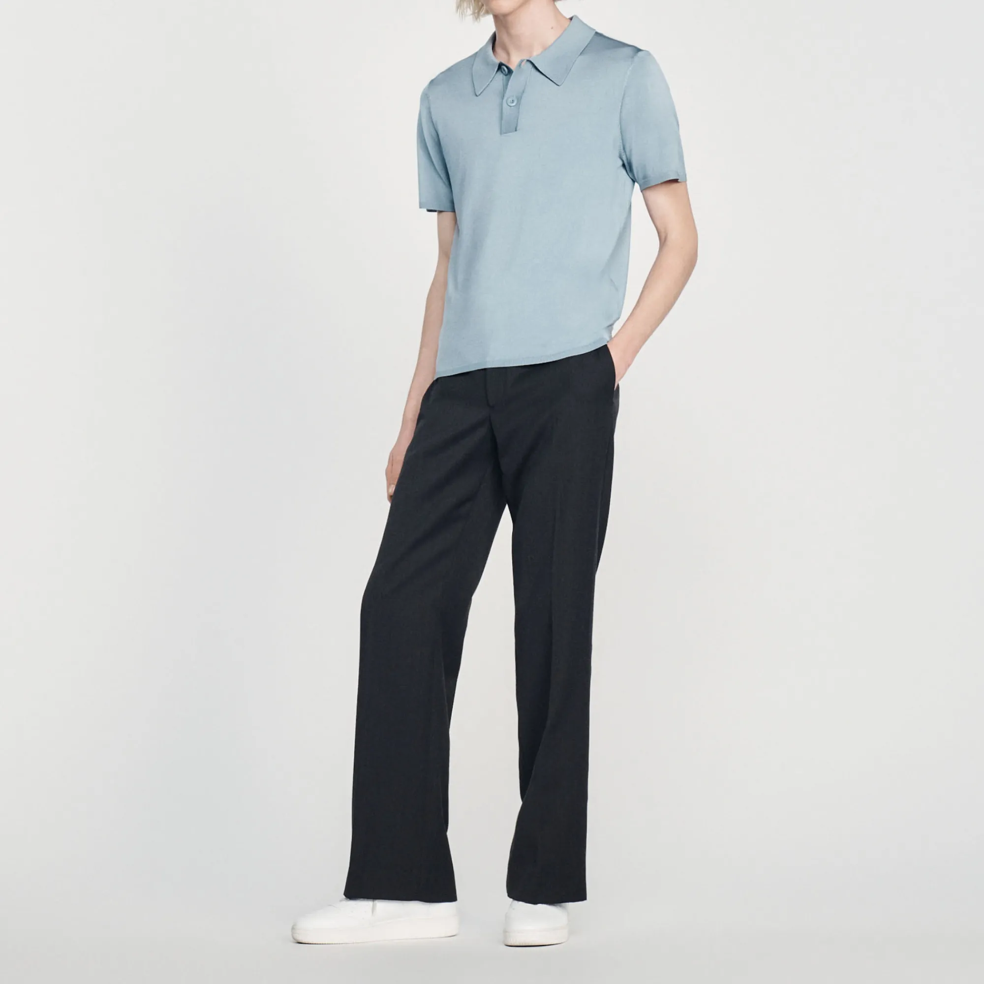 Polo In Maglia A Maniche Corte>Sandro Paris Hot