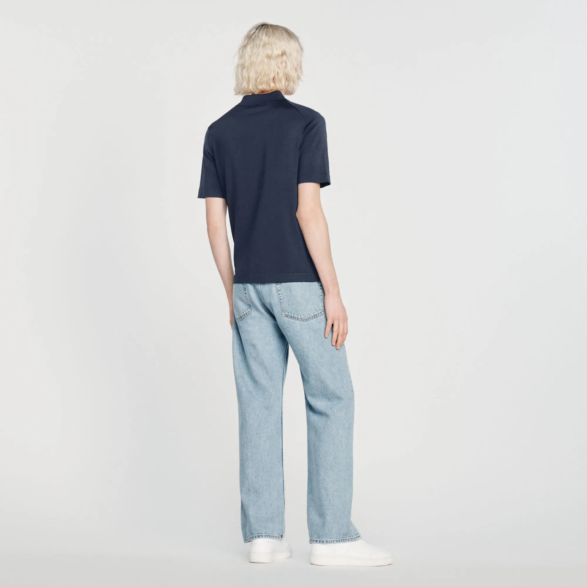 Polo In Maglia Con Collo A Zip>Sandro Paris Best