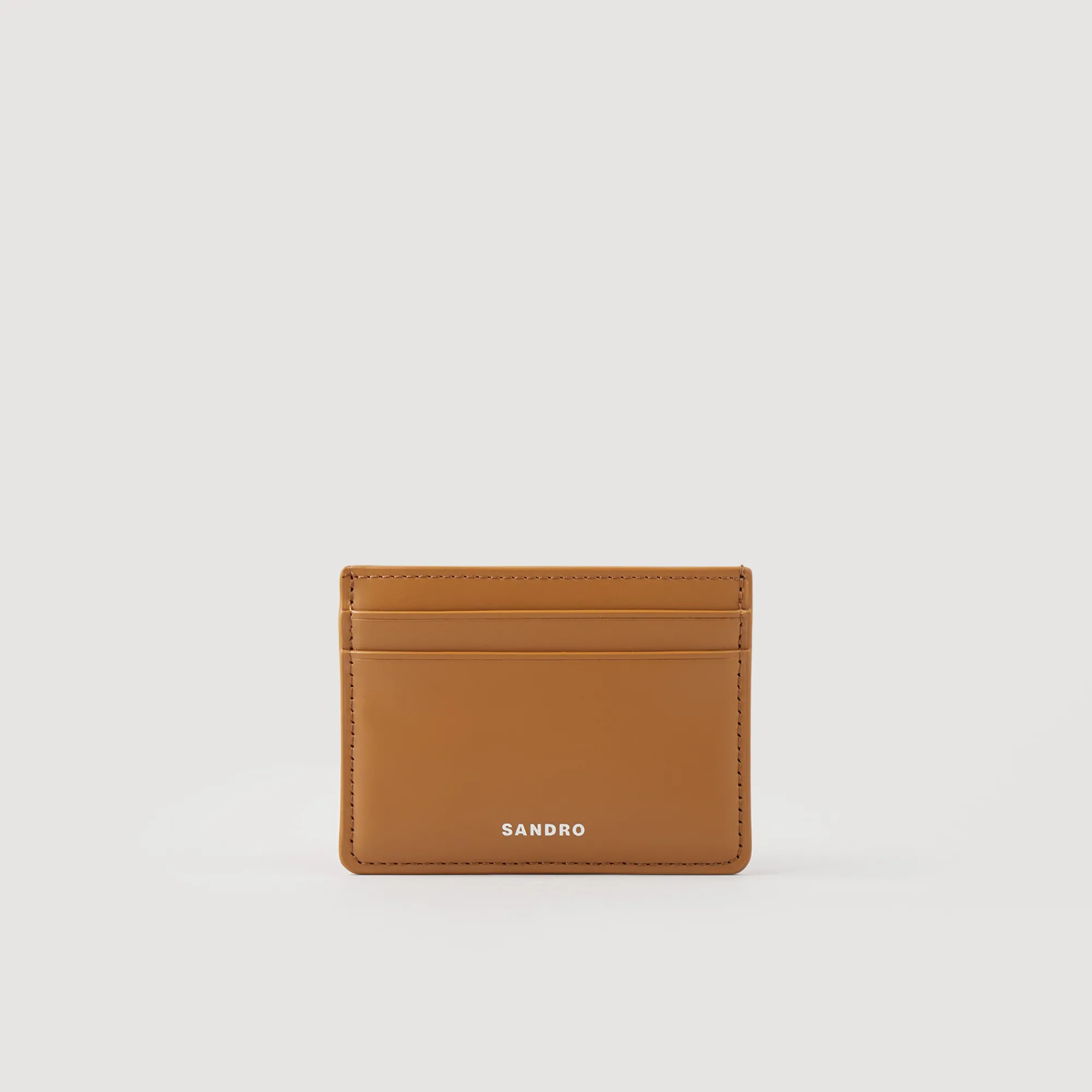 Porta Carte In Pelle Liscia>Sandro Paris Shop