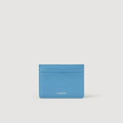 Porta Carte In Pelle Liscia>Sandro Paris Shop