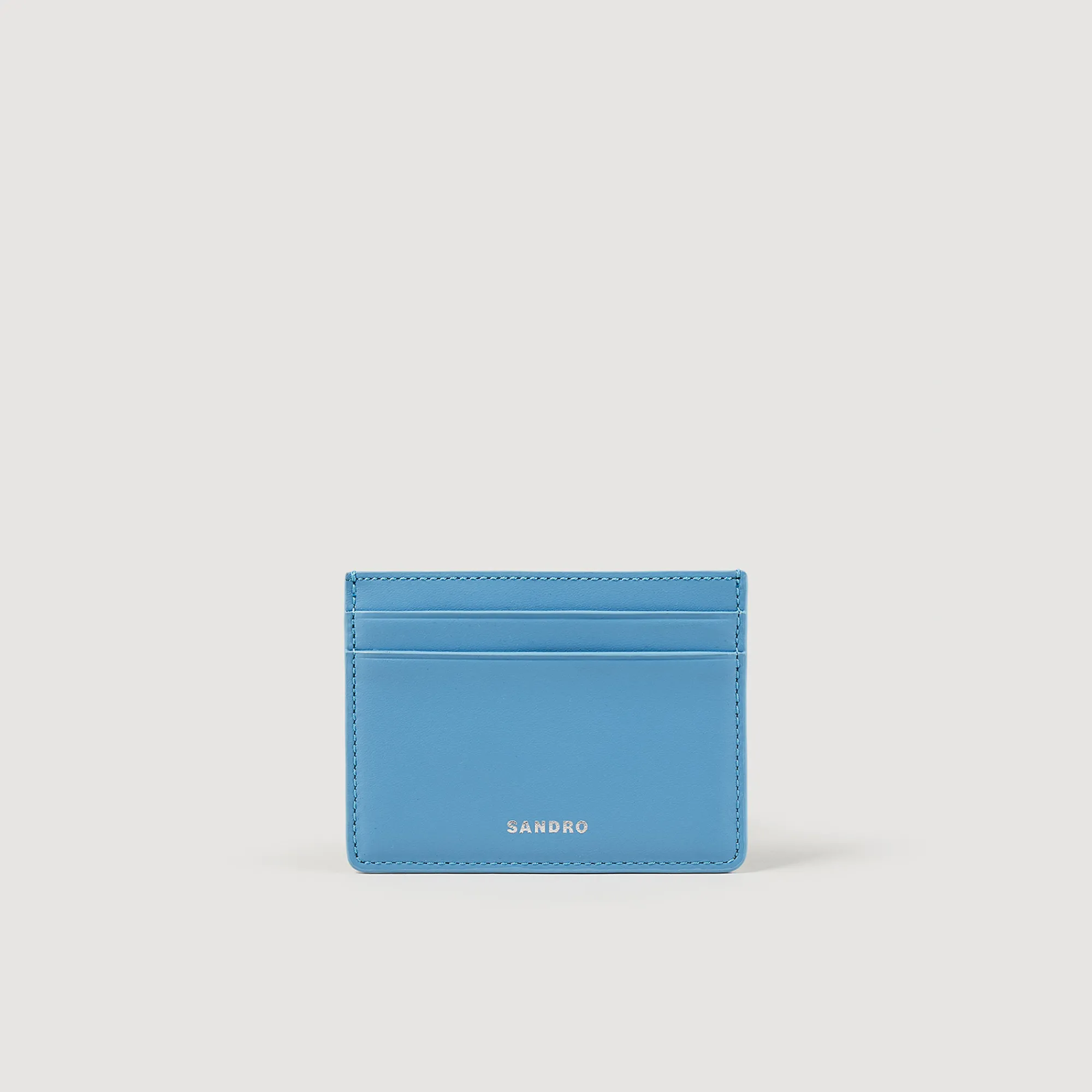 Porta Carte In Pelle Liscia>Sandro Paris Shop