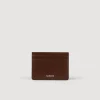 Porta Carte In Pelle Liscia>Sandro Paris Discount