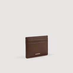 Porta Carte In Pelle Liscia>Sandro Paris Discount