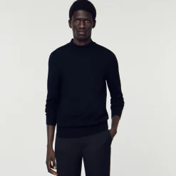 Pullover Con Collo A Lupetto><noscript><img width=