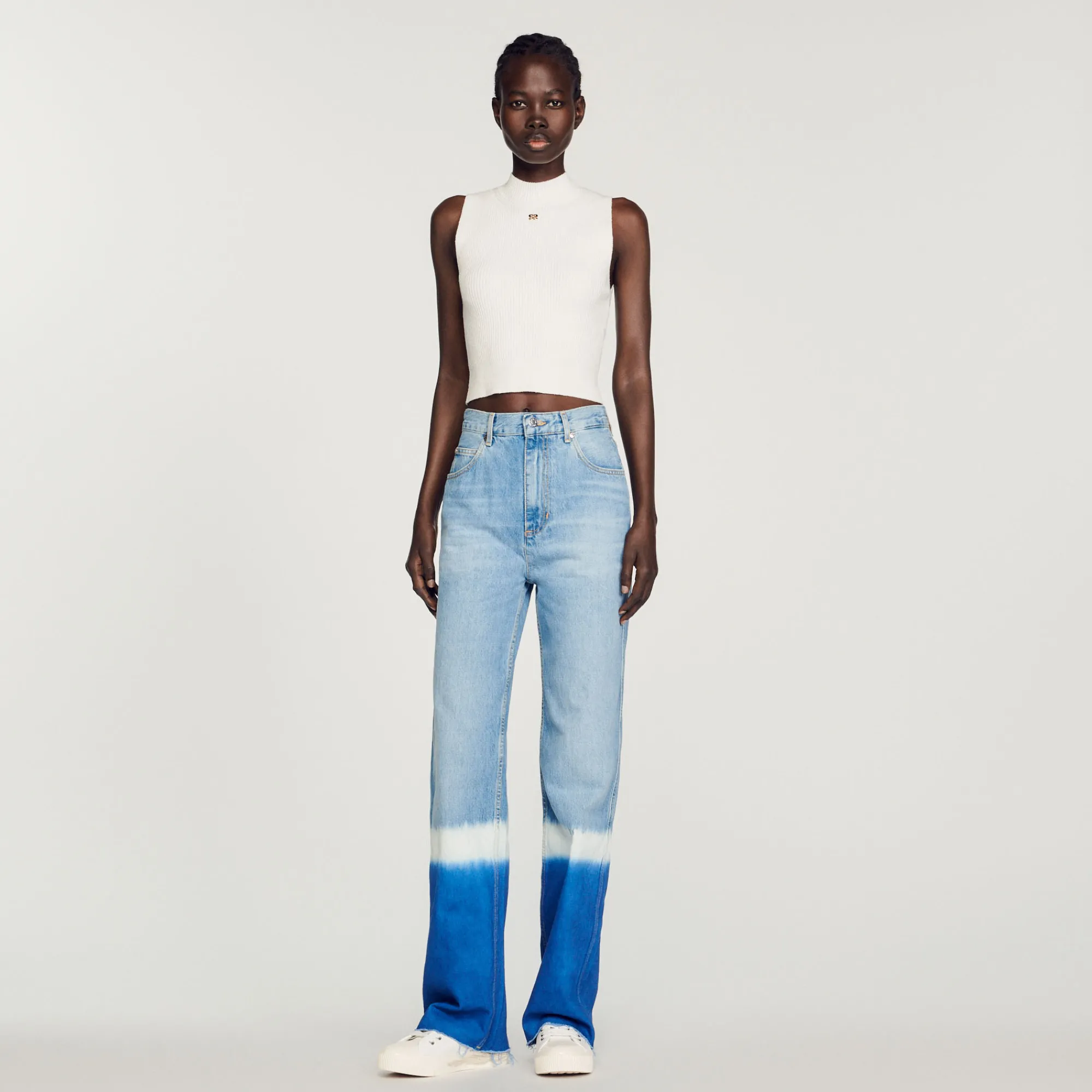 Pullover Corto A Coste>Sandro Paris Store