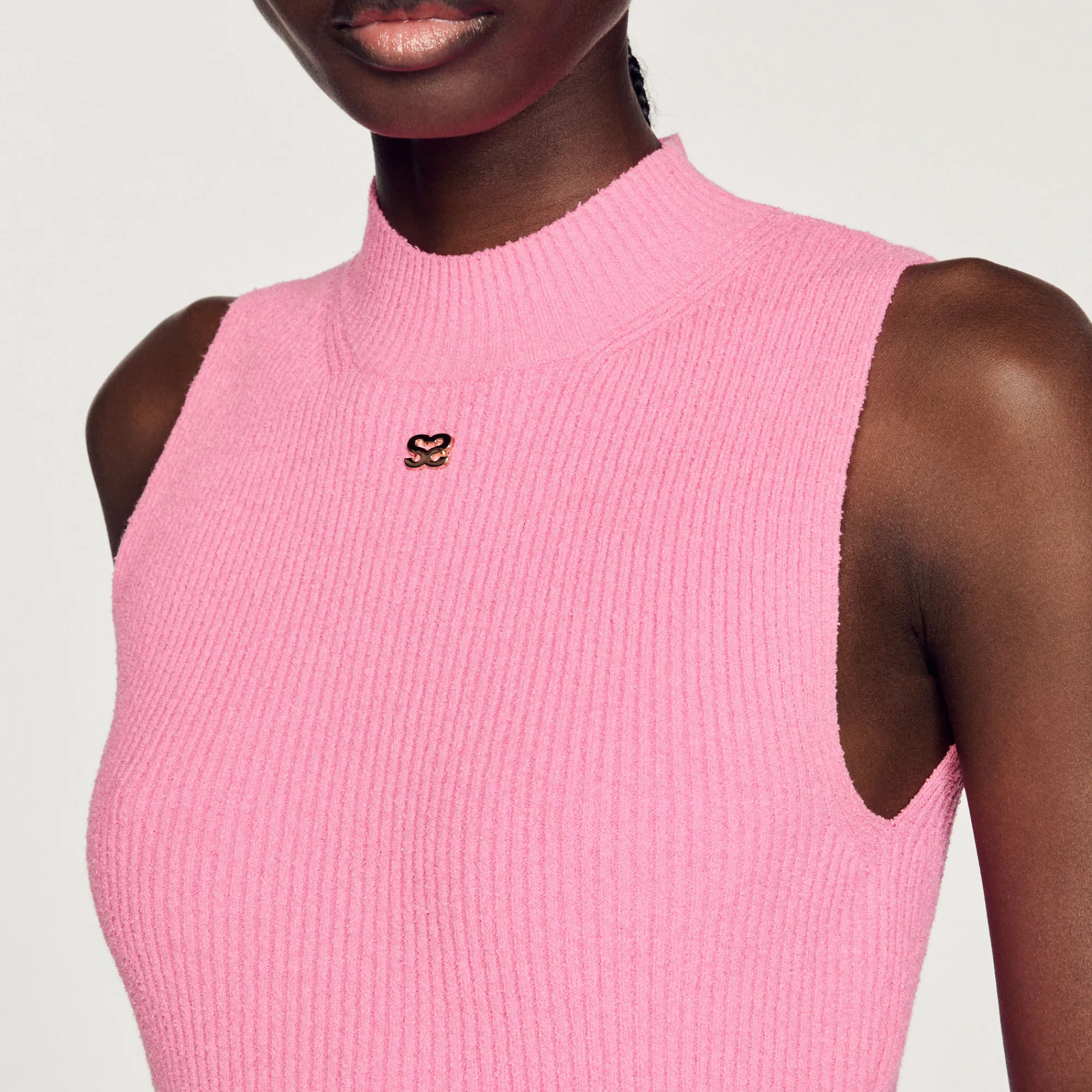Pullover Corto A Coste>Sandro Paris Fashion