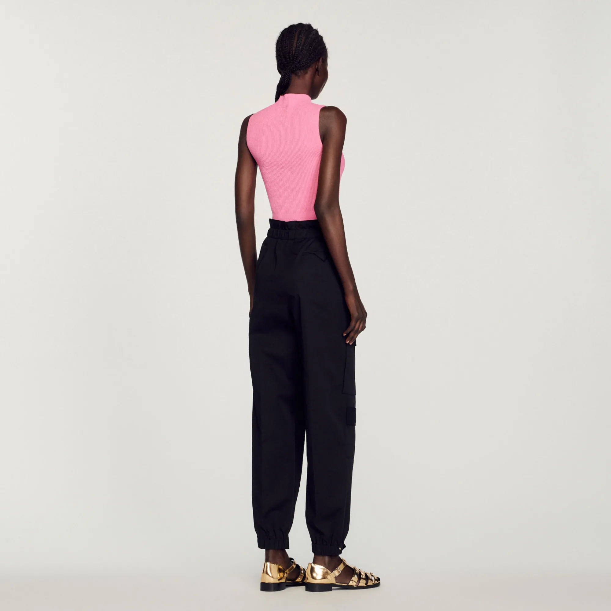 Pullover Corto A Coste>Sandro Paris Fashion