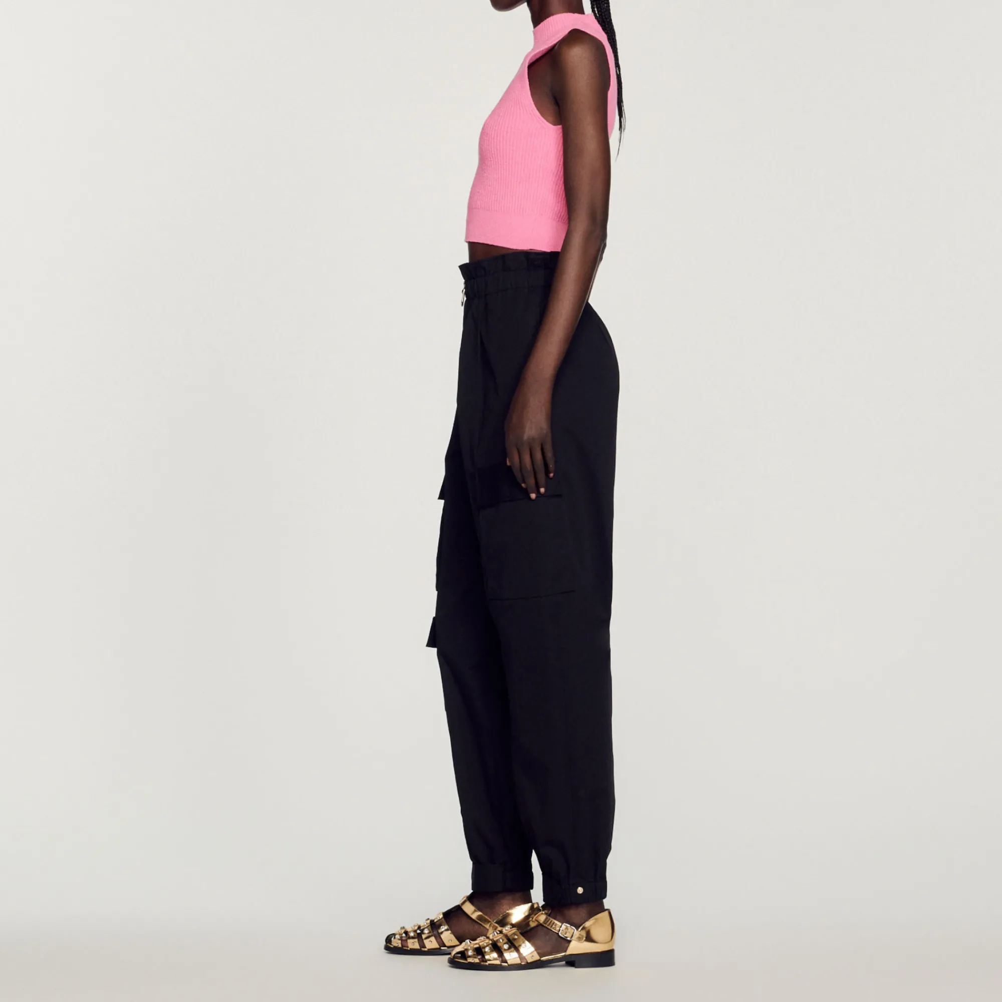 Pullover Corto A Coste>Sandro Paris Fashion