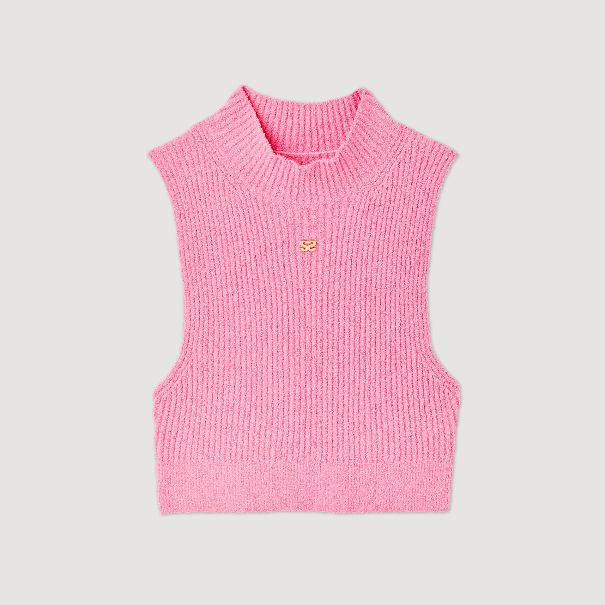 Pullover Corto A Coste>Sandro Paris Fashion