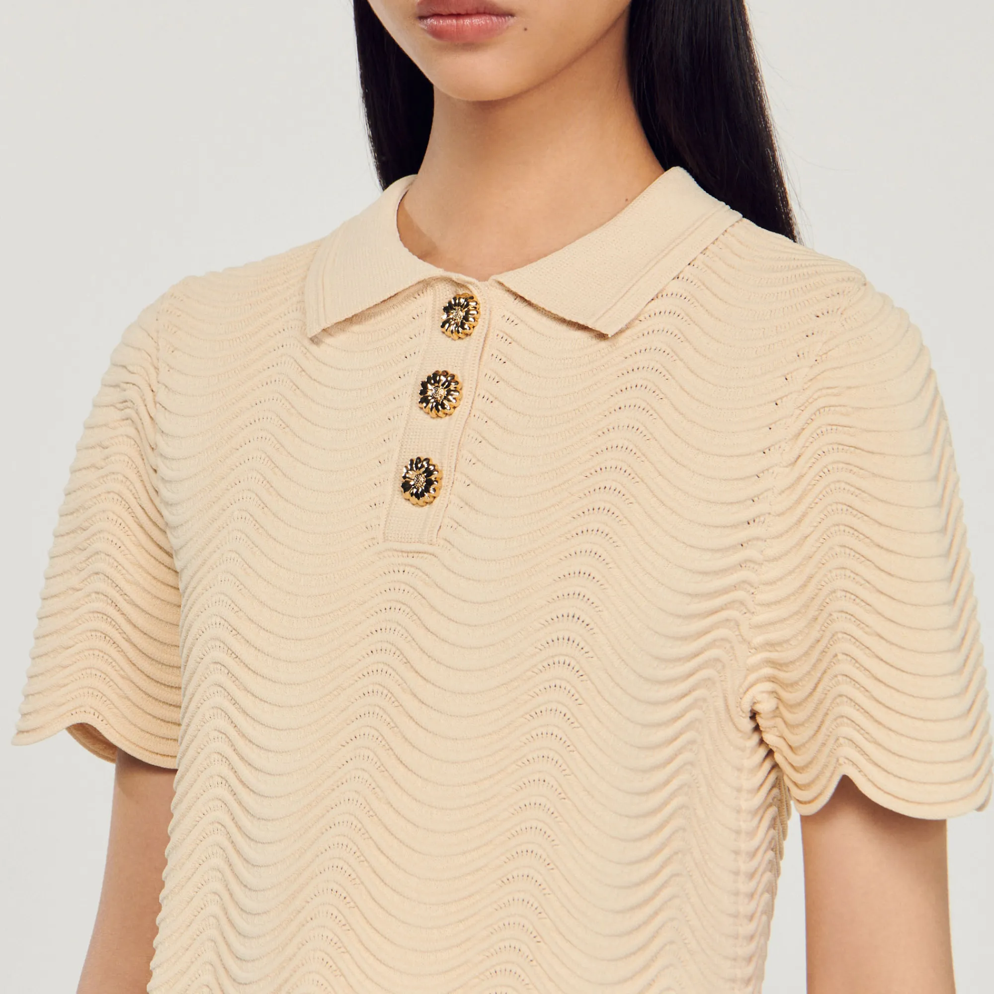Pullover Corto In Maglia>Sandro Paris New