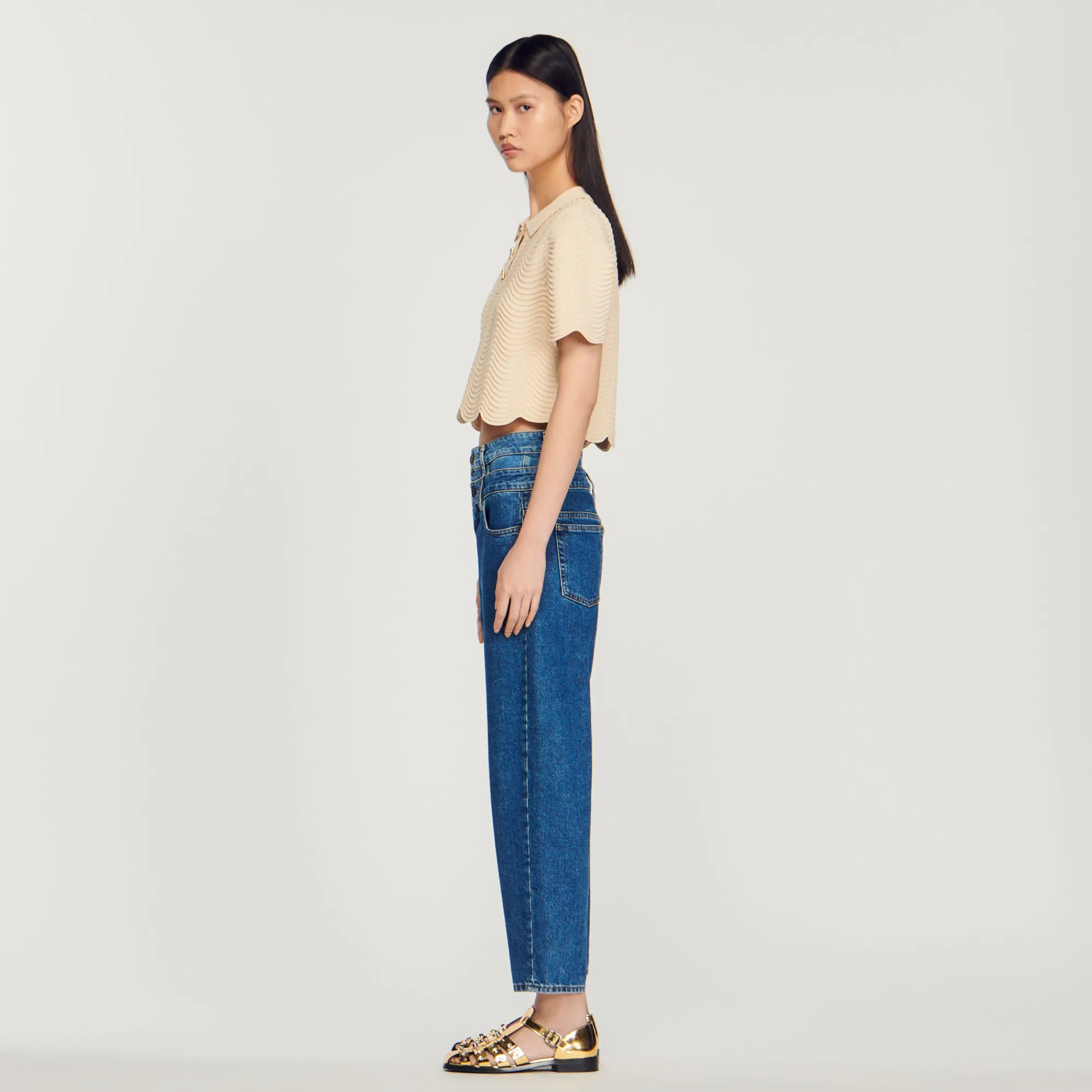 Pullover Corto In Maglia>Sandro Paris New