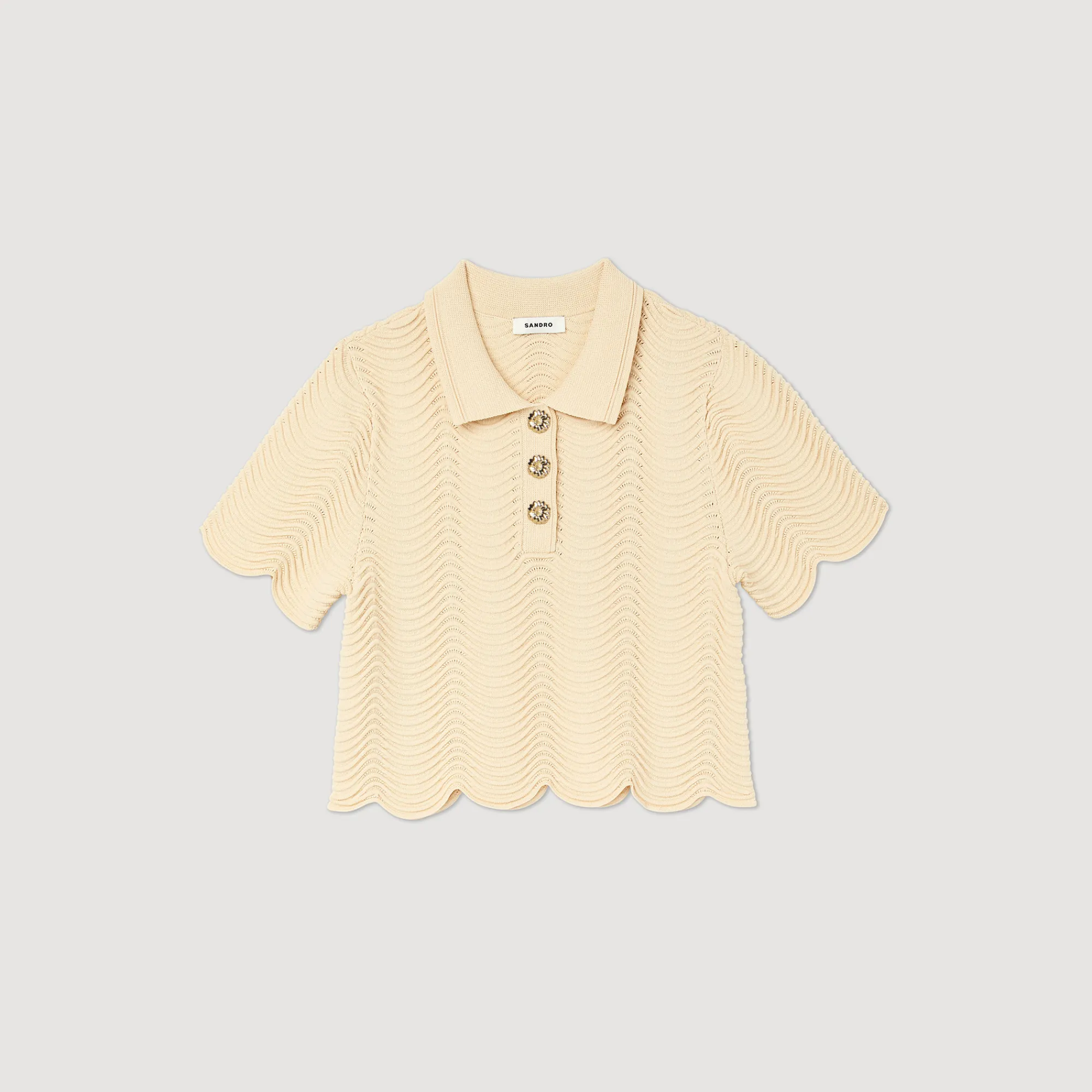 Pullover Corto In Maglia>Sandro Paris New