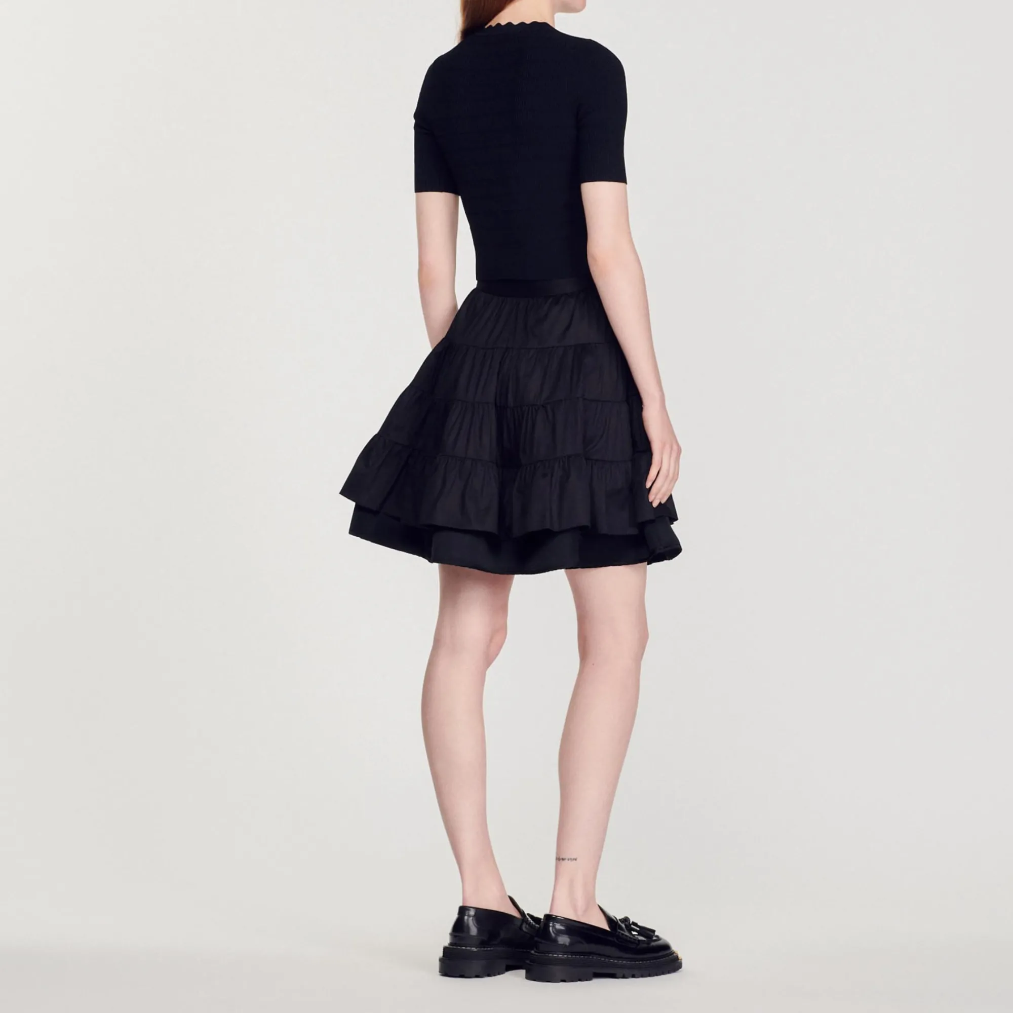 Pullover In Maglia Con Bottoni Fantasia>Sandro Paris Flash Sale