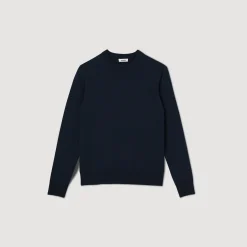 Pullover In Maglia Sottile In Lana><noscript><img width=