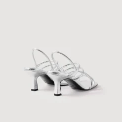 Sandali In Pelle Metallizzata><noscript><img width=